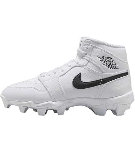Amazon.com | Jordan 1 Mid Little/Big Kids' Cleats (HF6883-100
